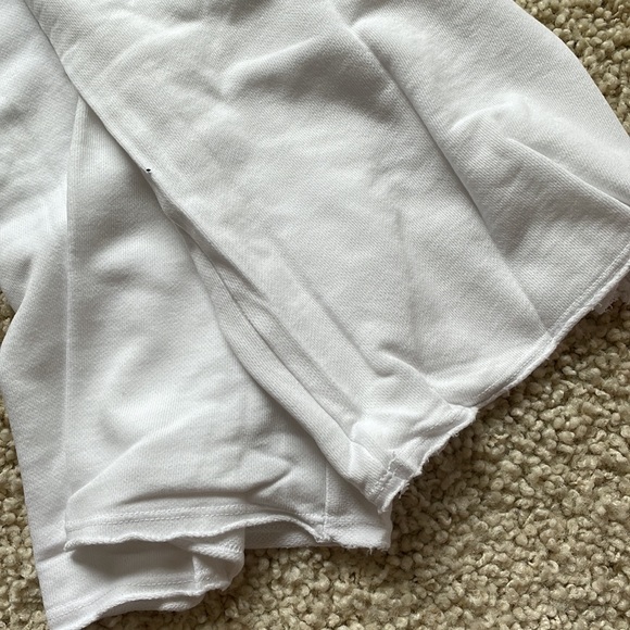 NWT Lanston tencel blend white jersey ankle lounge pants - Picture 6 of 6